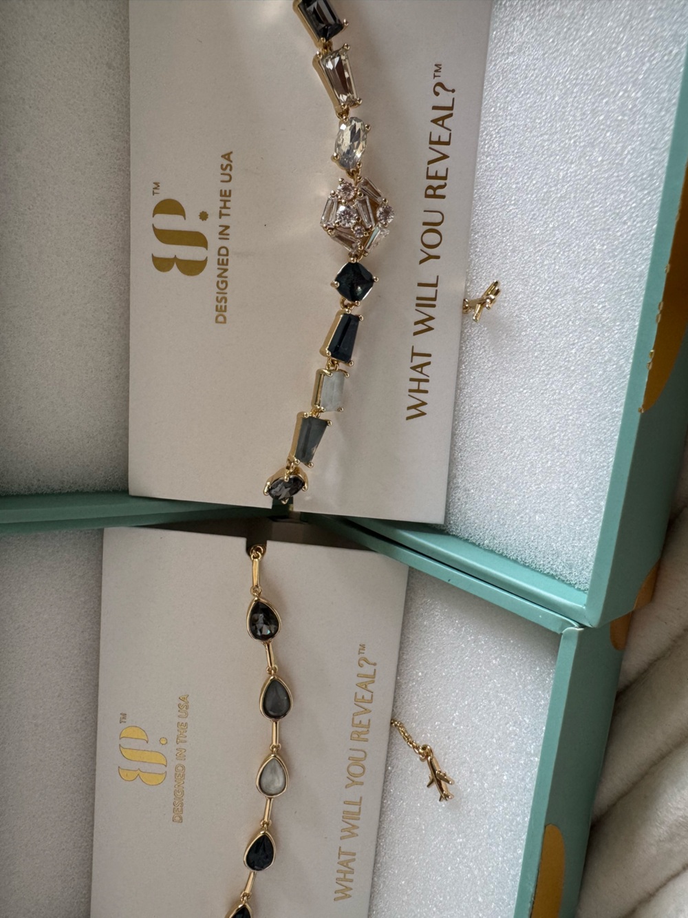 Jewel Candy Set of 2 - Monaco Bracelet - You Earned this Trip & Passport to Glam